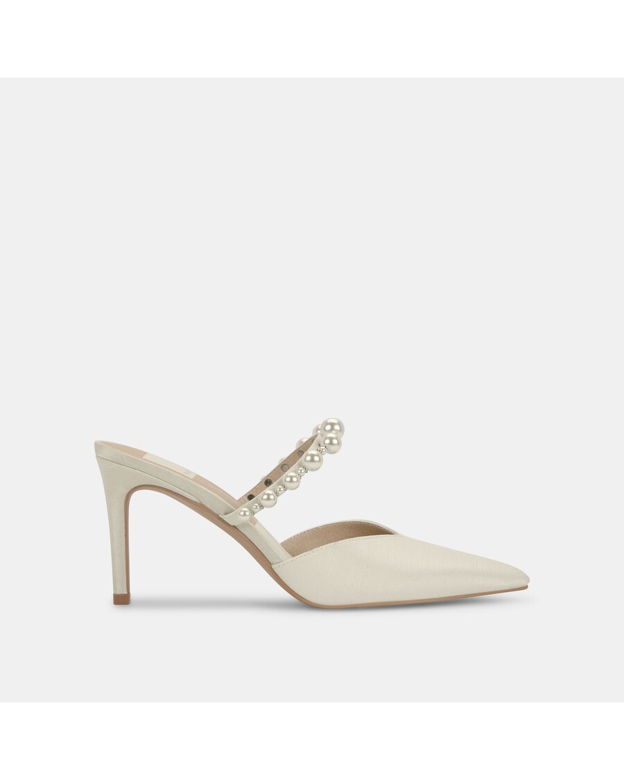 Dolce Vita KANIKA PEARL HEELS VANILLA SILK