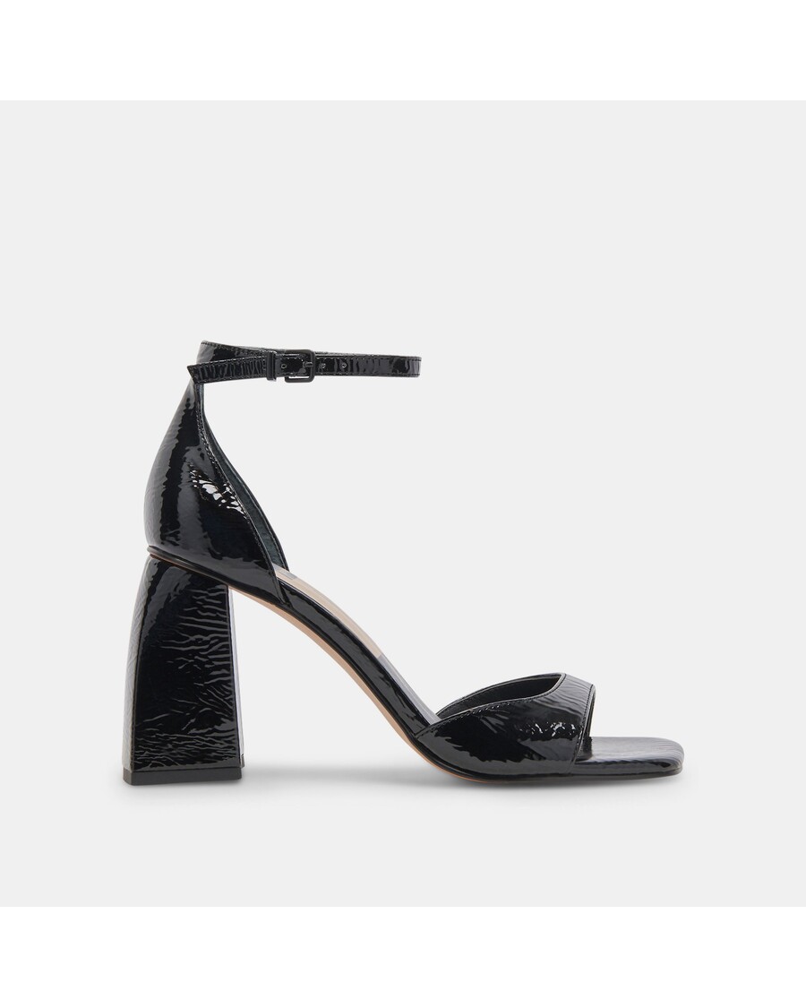 Dolce Vita JANEY HEELS MIDNIGHT CRINKLE PATENT