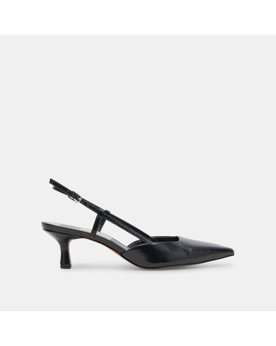 Dolce Vita ODELA HEELS MIDNIGHT CRINKLE PATENT