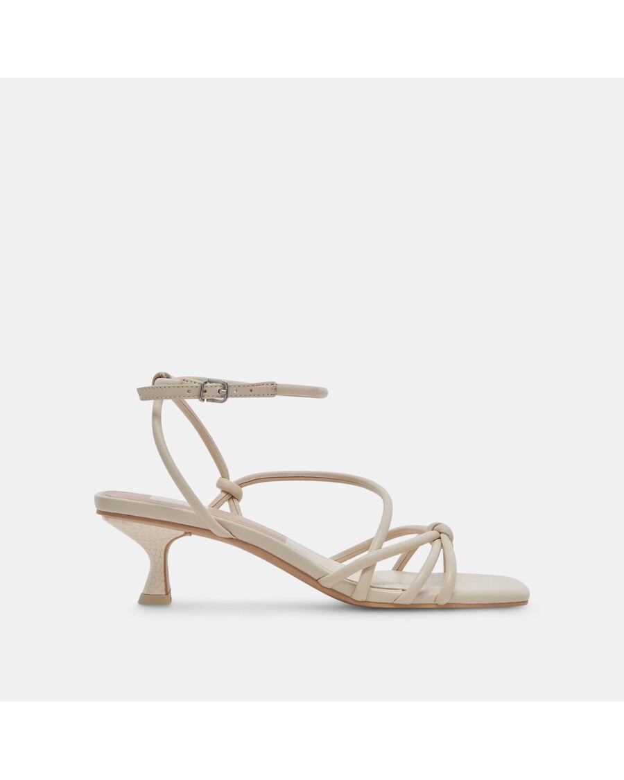 Dolce Vita BEV WIDE HEELS IVORY LEATHER