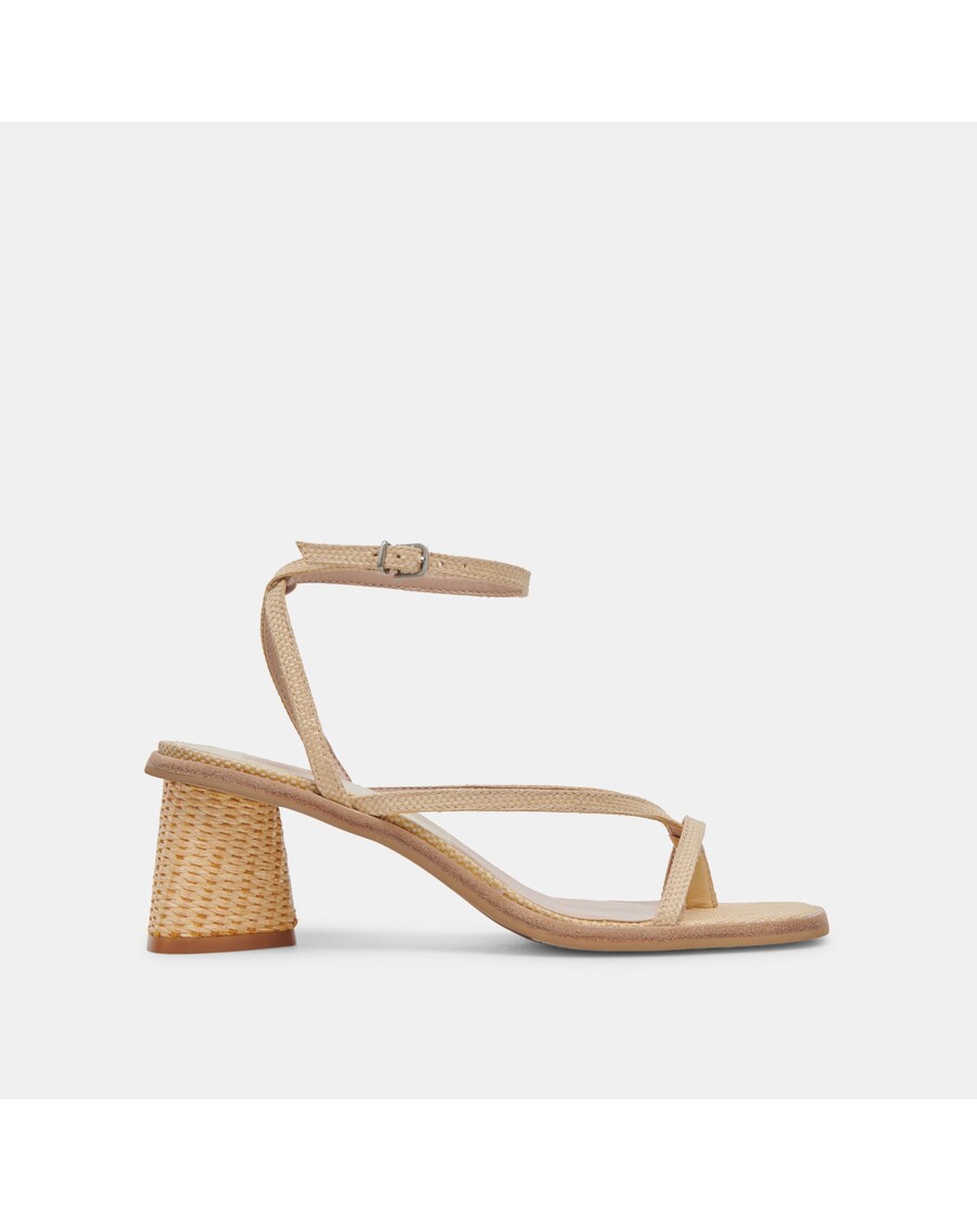 Dolce Vita BANITA WIDE SANDALS LT NATURAL RAFFIA