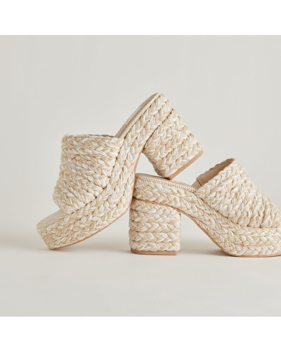 Dolce Vita LADY HEELS IVORY MULTI WOVEN