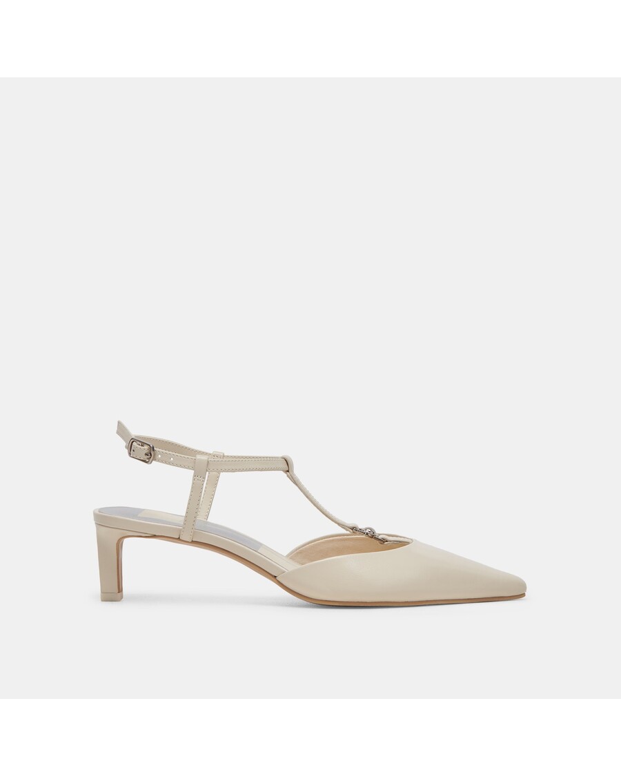 Dolce Vita LAVON HEELS IVORY LEATHER