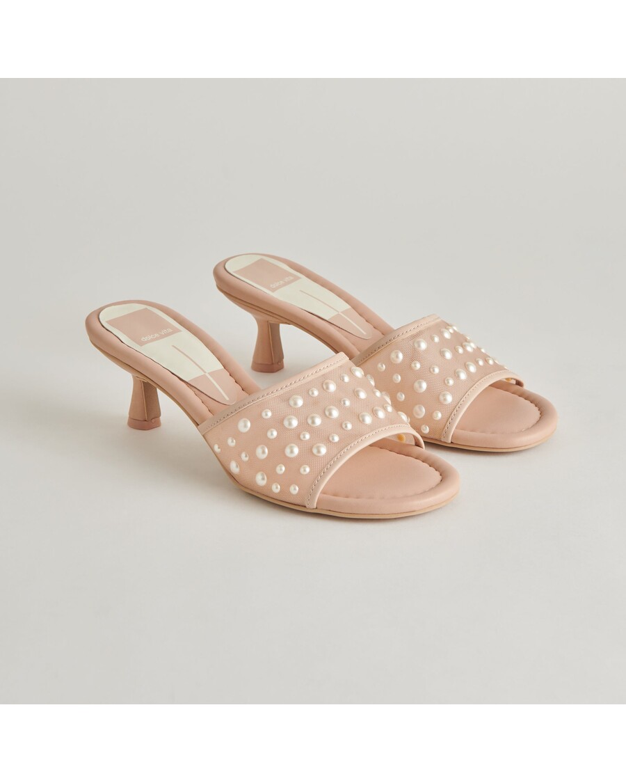 Dolce Vita MEEZA PEARL HEELS BLUSH MESH