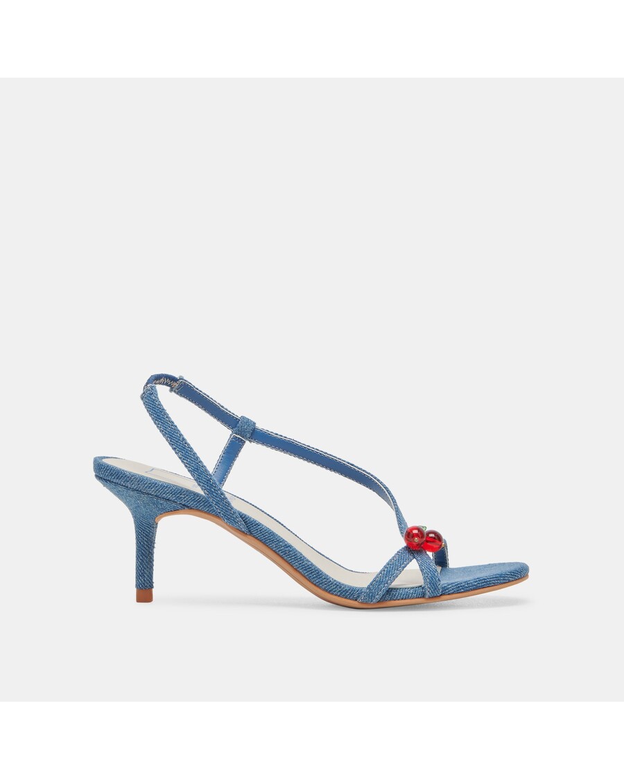 Dolce Vita CERISE HEELS BLUE DENIM