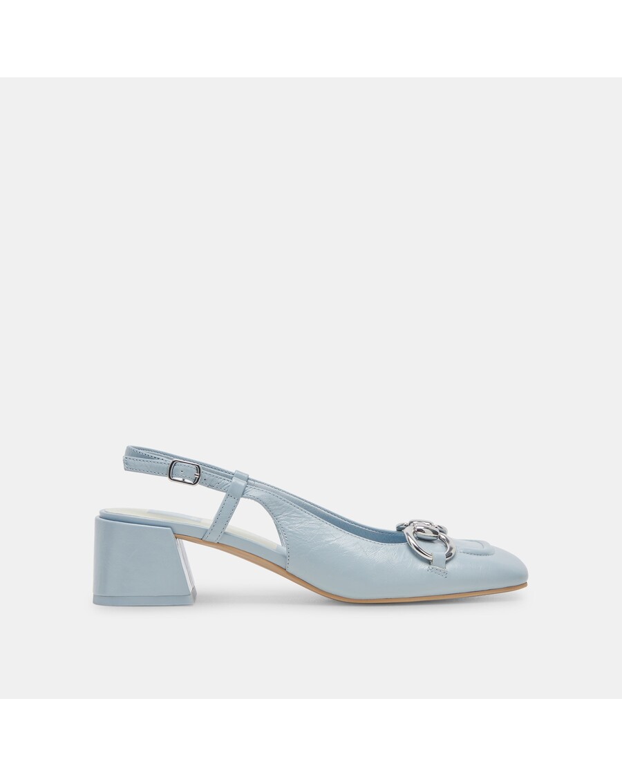 Dolce Vita MELLI HEELS SKY BLUE CRINKLE PATENT