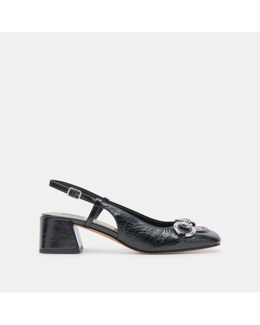 Dolce Vita MELLI HEELS MIDNIGHT CRINKLE PATENT