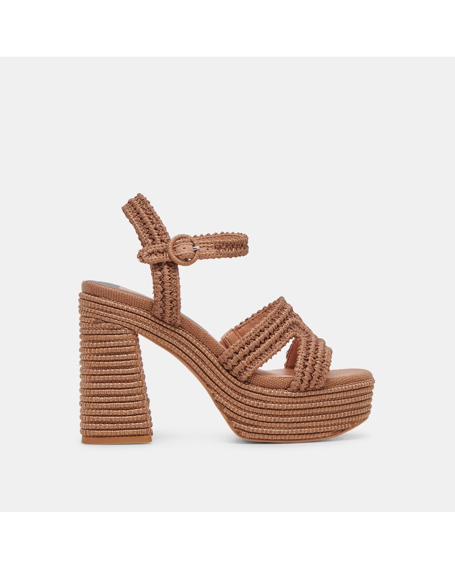 Dolce Vita LACYE HEELS BROWN WOVEN