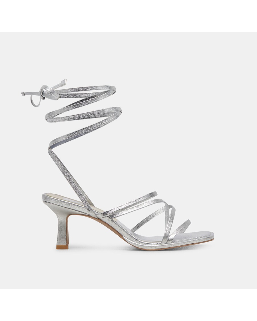 Dolce Vita MALABO HEELS SILVER METALLIC LEATHER