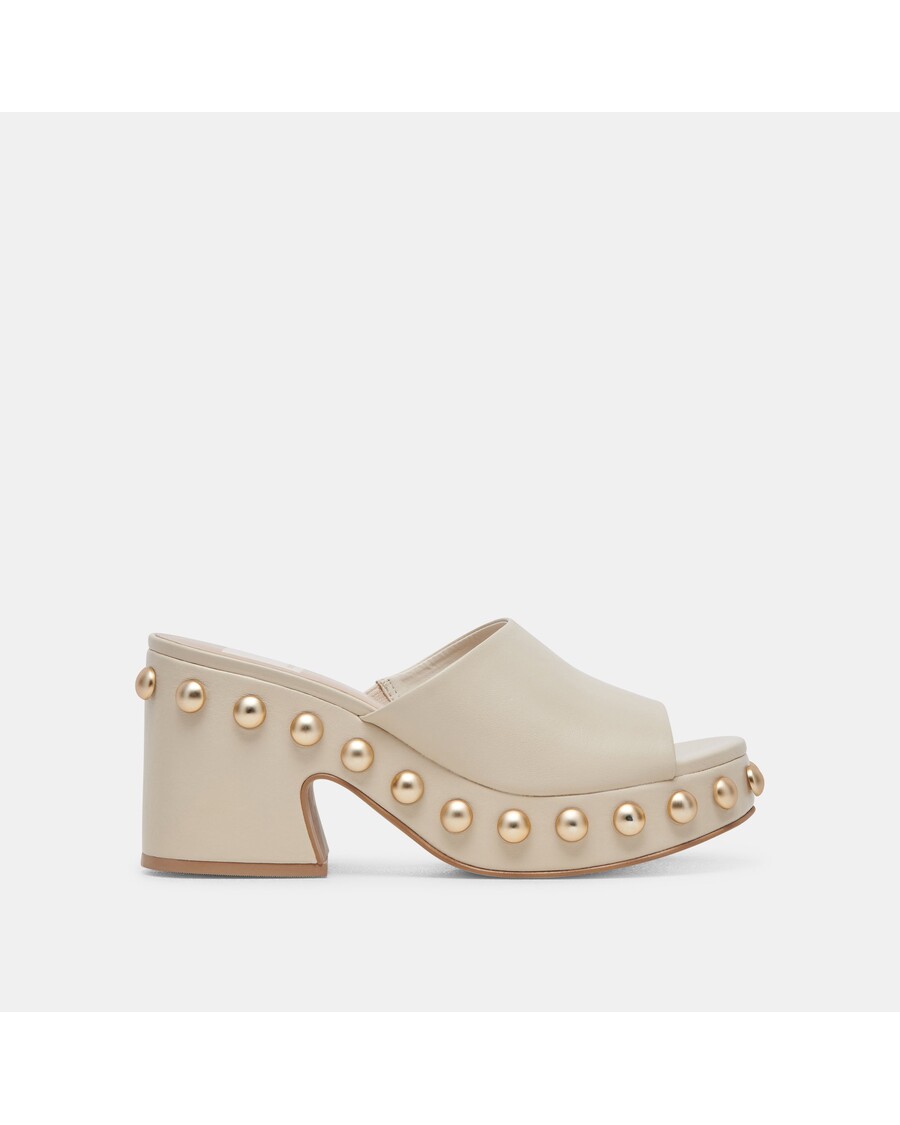 Dolce Vita GLORI HEELS IVORY LEATHER