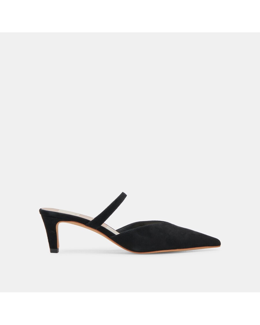 Dolce Vita KANIKA MID HEELS ONYX SUEDE