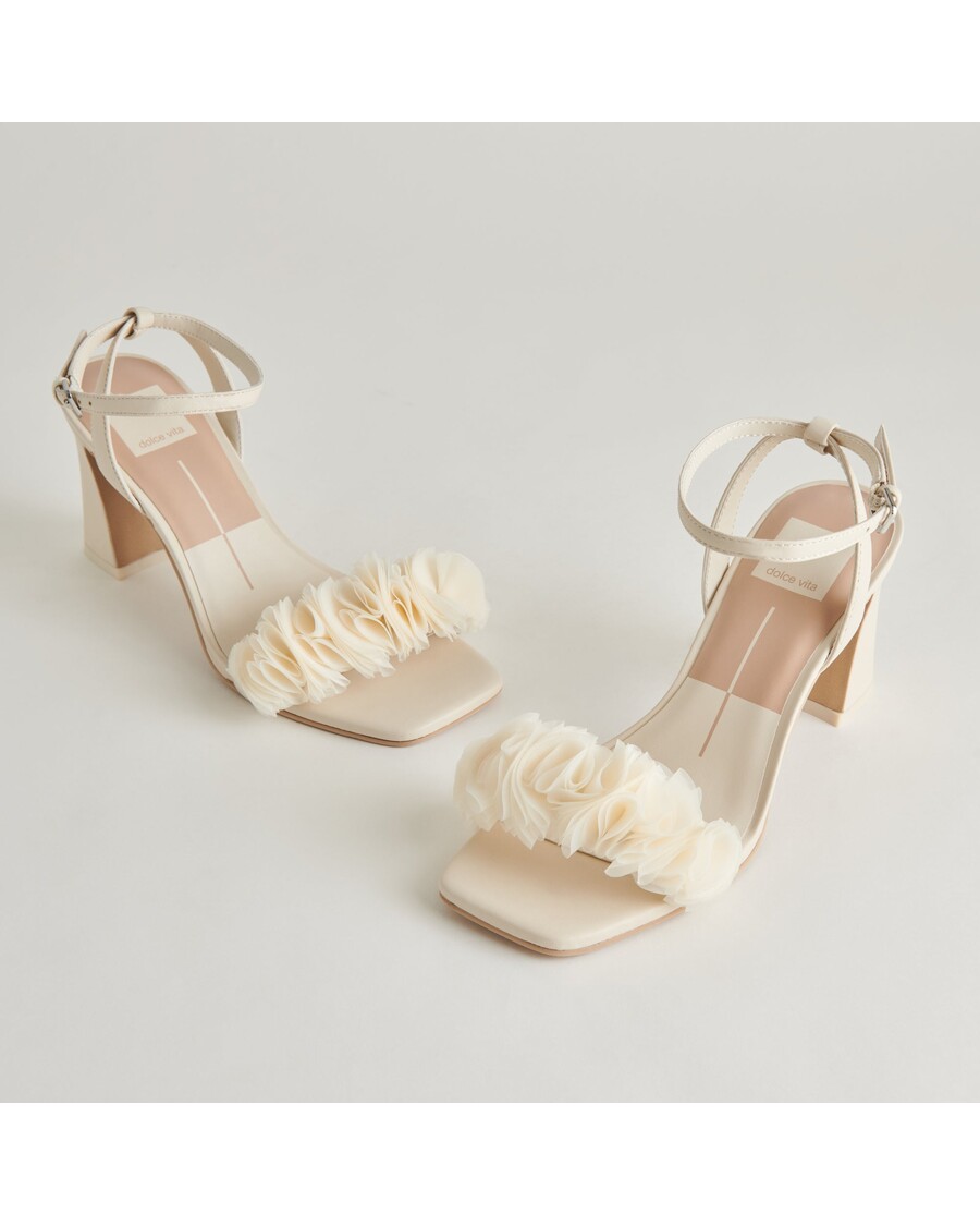 Dolce Vita IESHA HEELS IVORY LEATHER