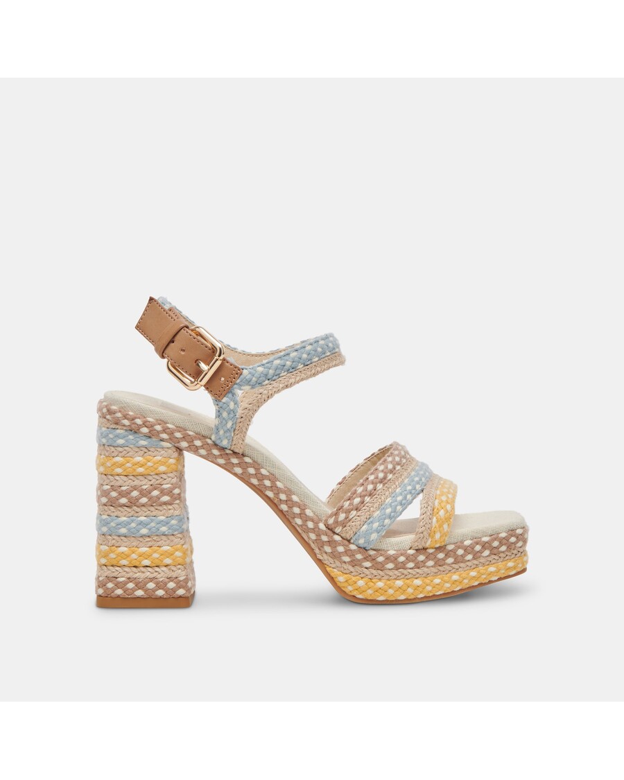 Dolce Vita ARNELA HEELS CITRUS MULTI WOVEN