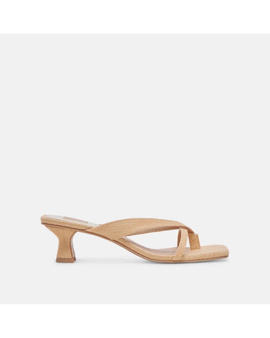 Dolce Vita BREVEL HEELS NATURAL RAFFIA