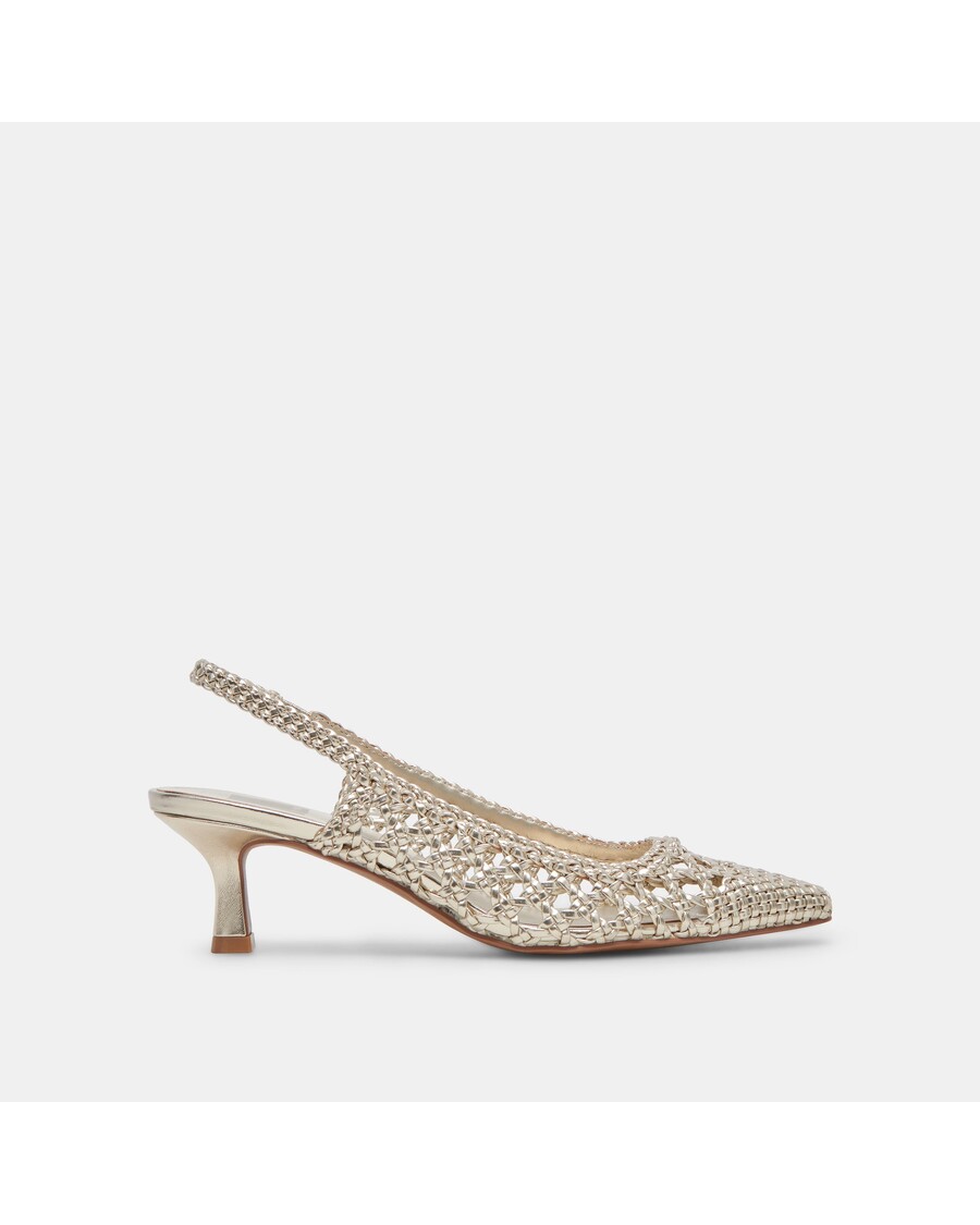 Dolce Vita OLYMPA HEELS LIGHT GOLD METALLIC STELLA