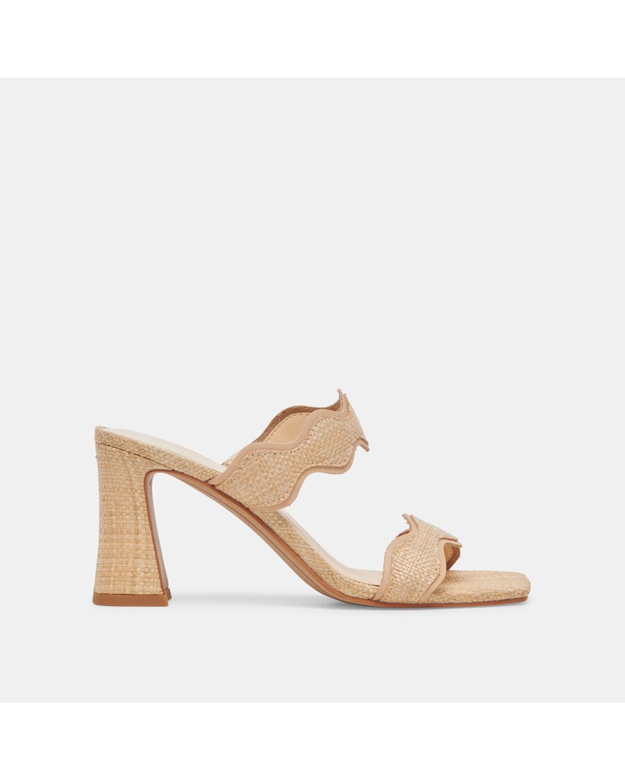 Dolce Vita ILVA HEELS LT NATURAL RAFFIA