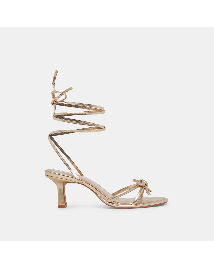 Dolce Vita MAISON HEELS GOLD METALLIC LEATHER