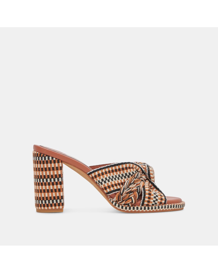 Dolce Vita BRILAH HEELS TAN MULTI WOVEN