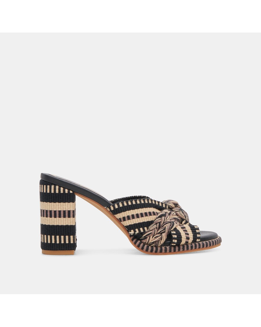 Dolce Vita BRILAH HEELS BLACK MULTI WOVEN