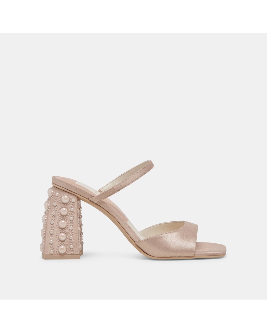 Dolce Vita JEMMY PEARL HEELS CHAMPAGNE SILK