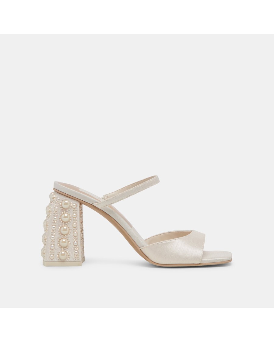 Dolce Vita JEMMY PEARL HEELS VANILLA SILK