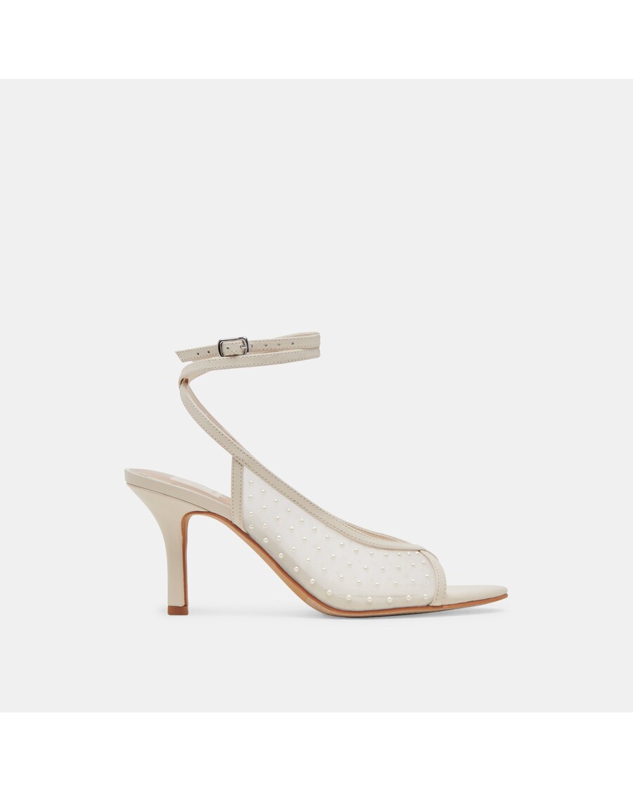 Dolce Vita MISSY PEARL HEELS IVORY MESH