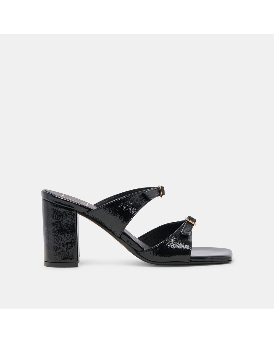 Dolce Vita SHANE HEELS MIDNIGHT CRINKLE PATENT