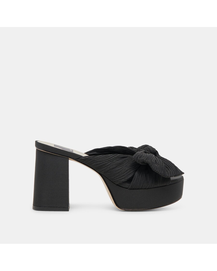 Dolce Vita BLARE HEELS ONYX SATIN