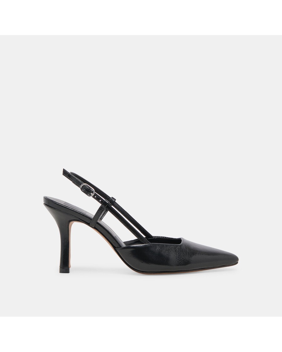 Dolce Vita KIM HEELS MIDNIGHT CRINKLE PATENT