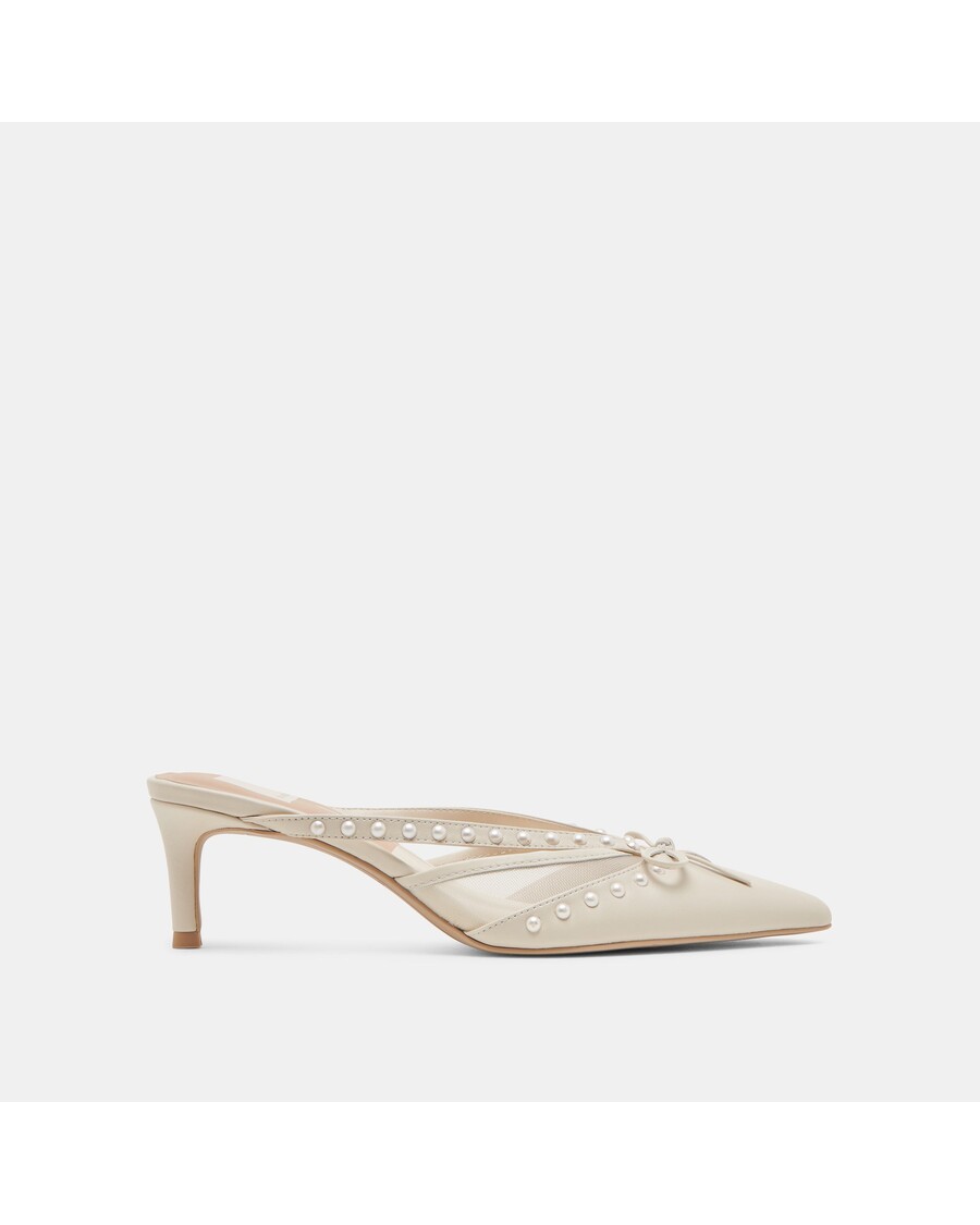 Dolce Vita KYLENE PEARL HEELS VANILLA LEATHER