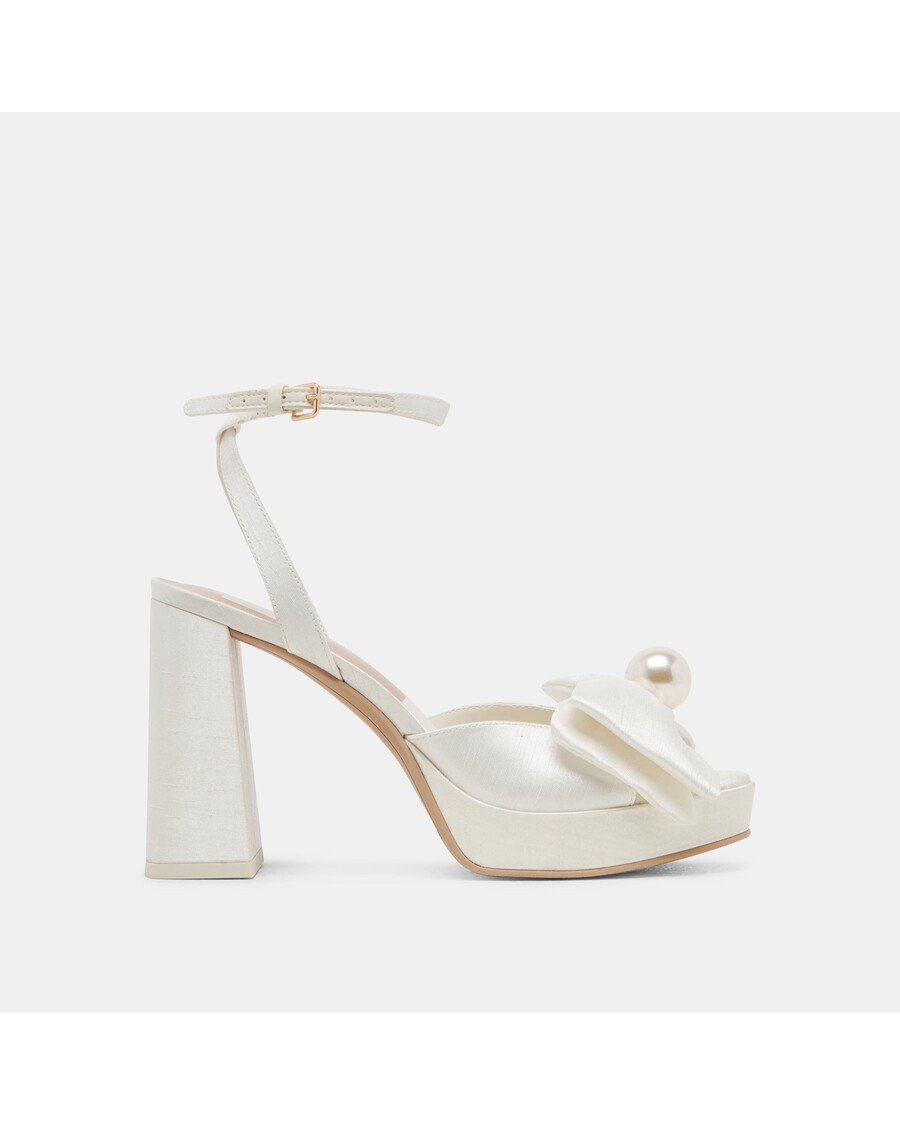 Dolce Vita PATTON HEELS IVORY SATIN