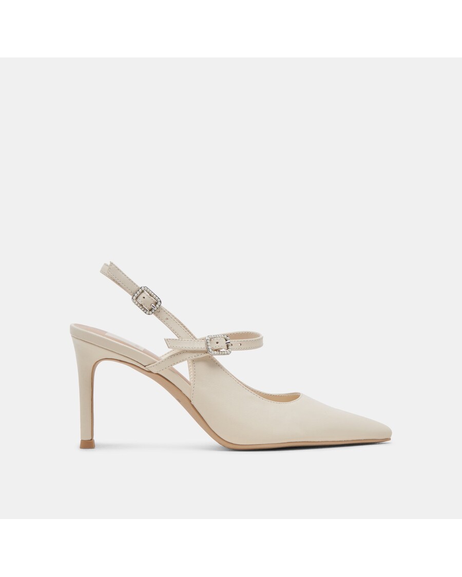 Dolce Vita KELLEN HEELS IVORY LEATHER