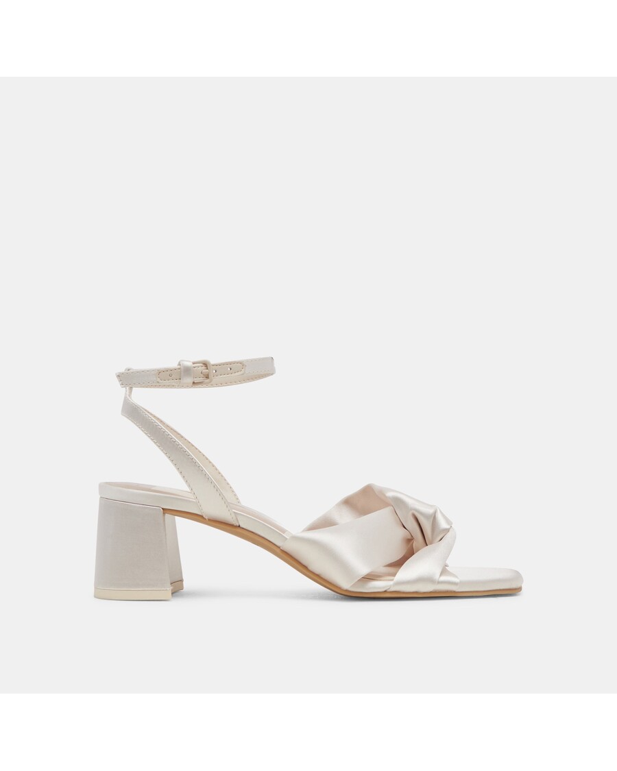 Dolce Vita BRENNA HEELS IVORY SATIN