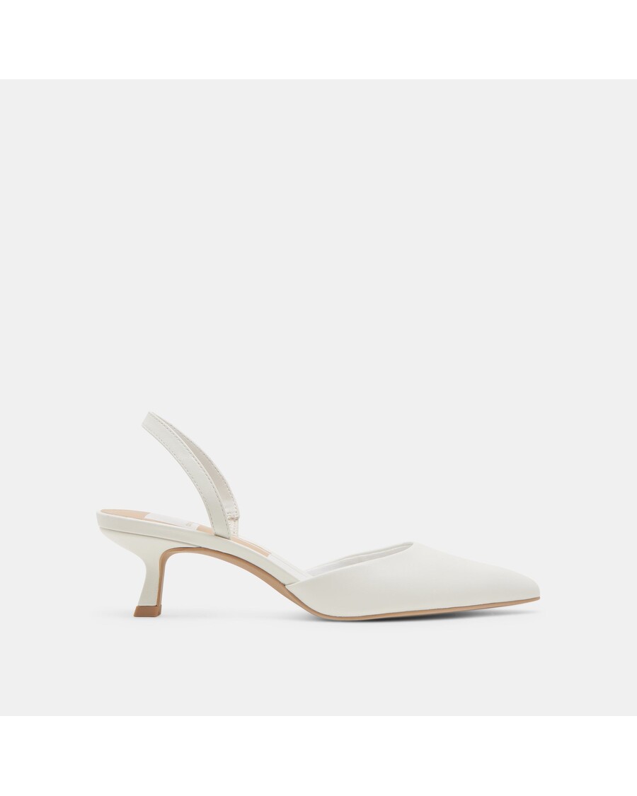 Dolce Vita CORSA HEELS TRUE WHITE LEATHER