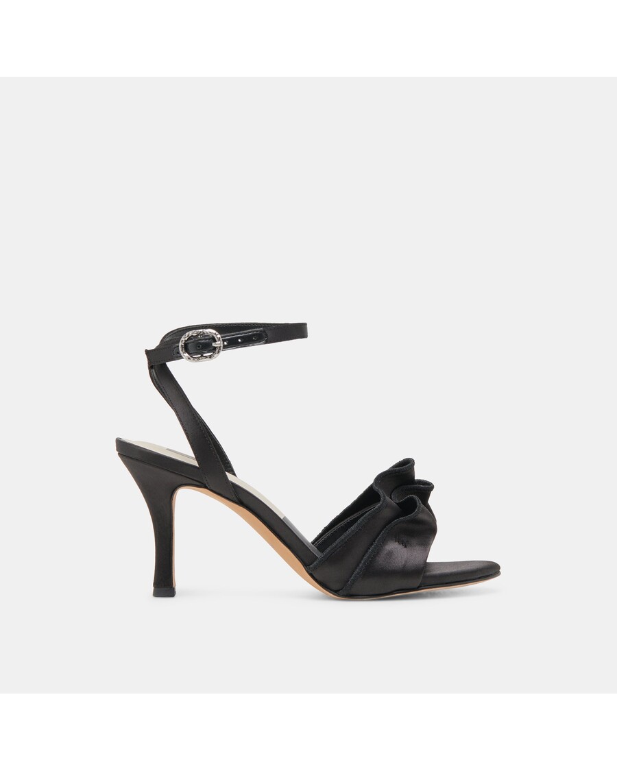 Dolce Vita LUNETE HEELS ONYX SATIN