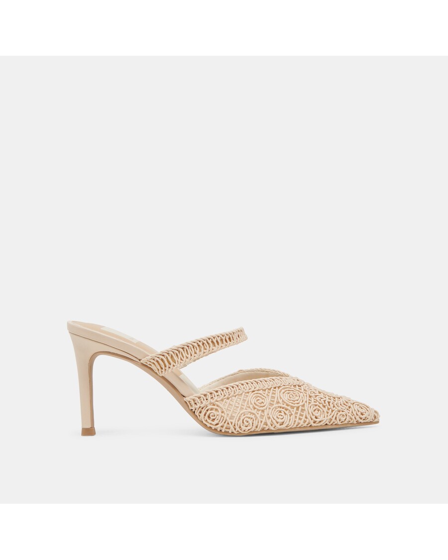 Dolce Vita KASSY HEELS NATURAL MACRAME