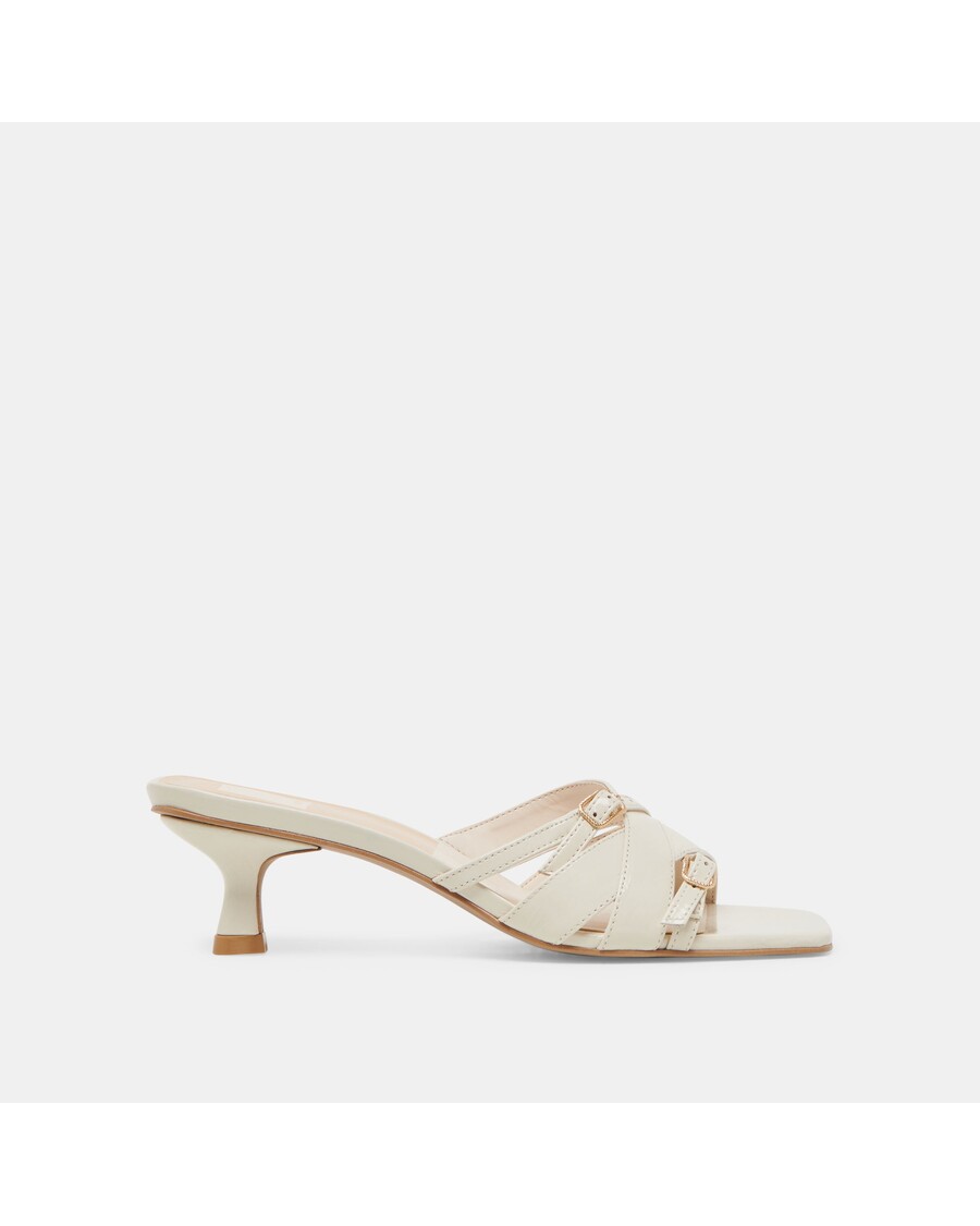 Dolce Vita BRYANT HEELS IVORY CRINKLE PATENT