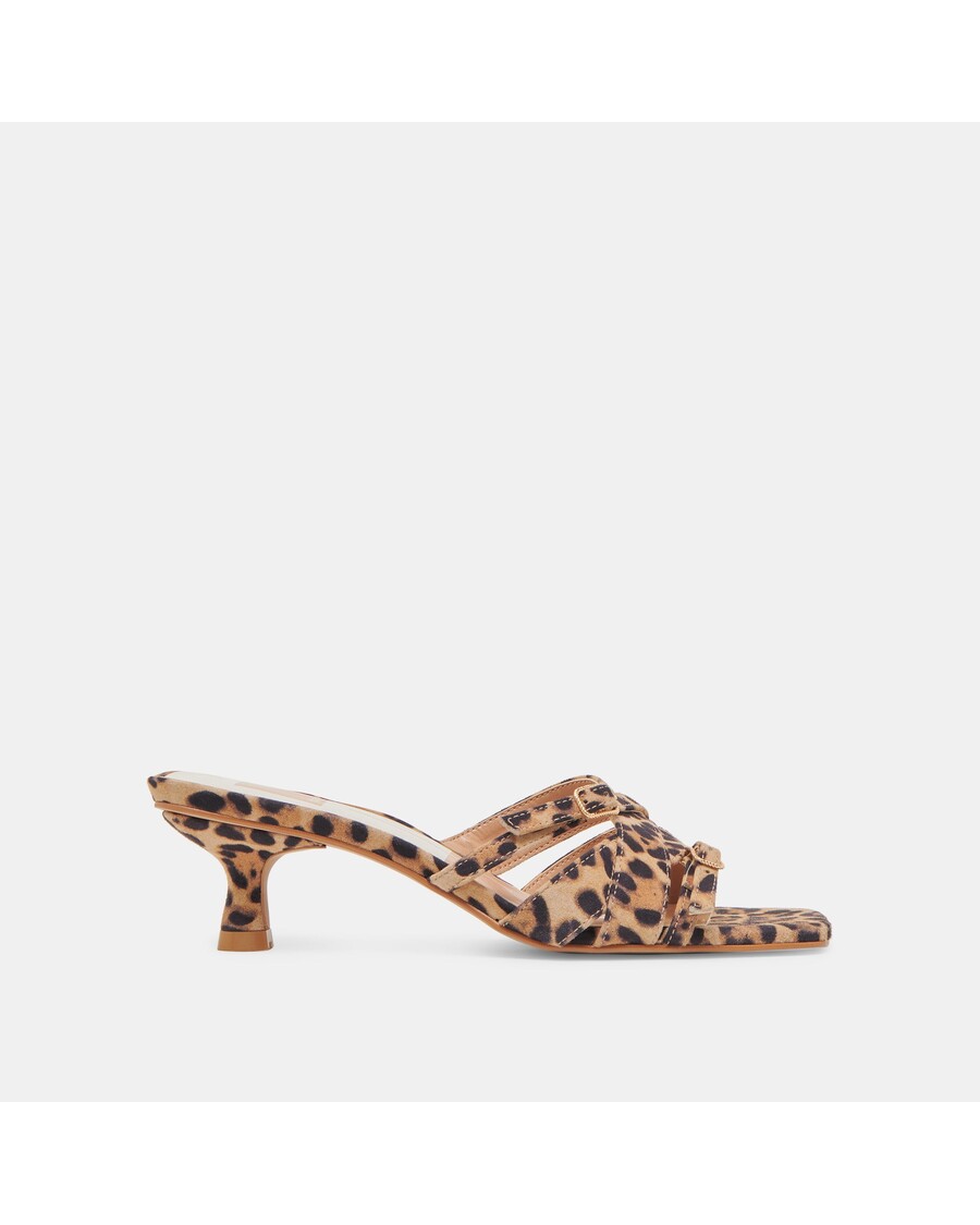 Dolce Vita BRYANT HEELS DK LEOPARD SUEDE