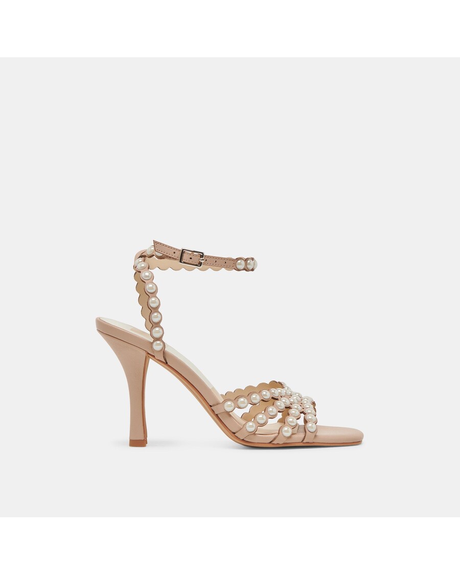 Dolce Vita HELLEN PEARL HEELS LT BLUSH LEATHER