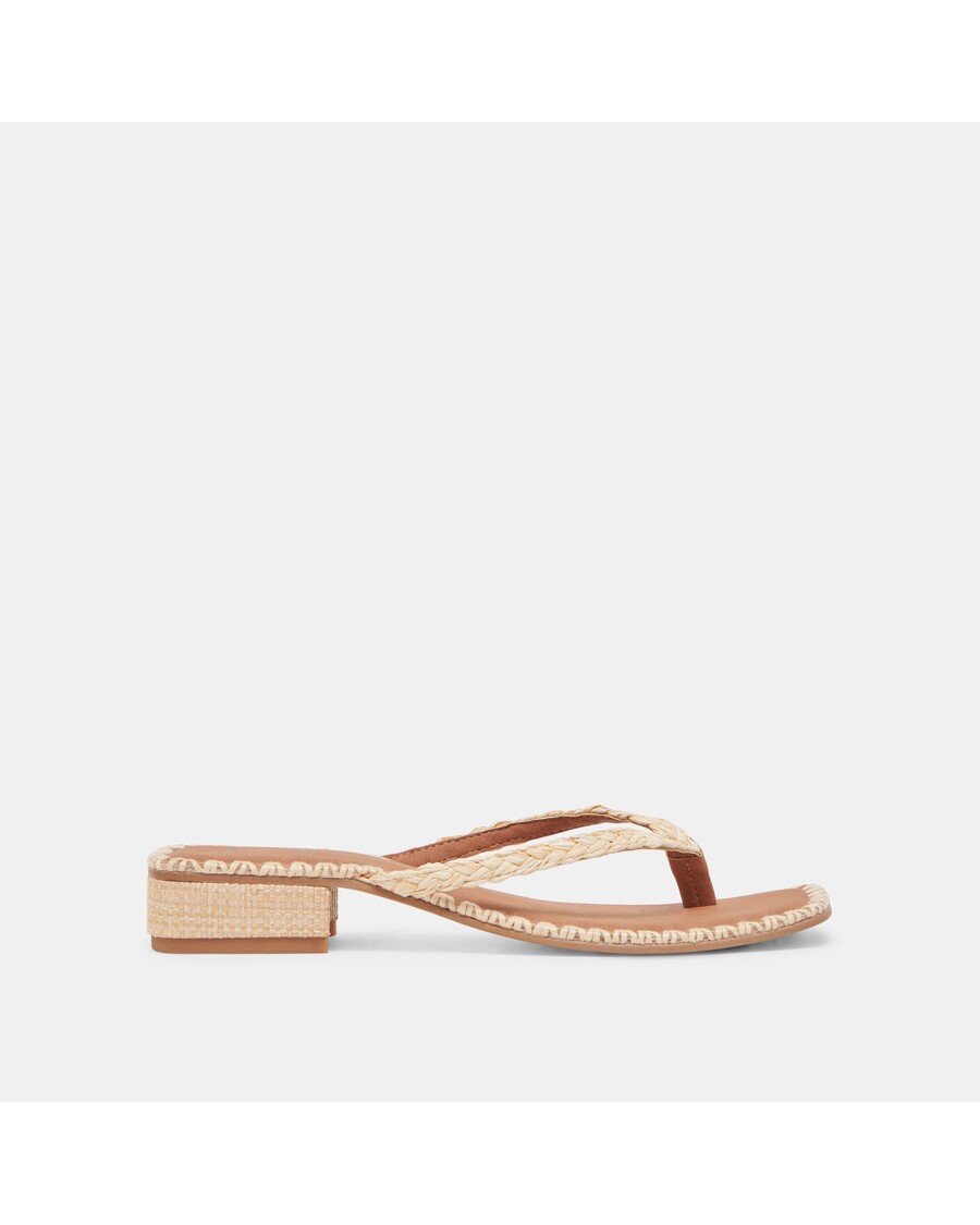 Dolce Vita BARTY SANDALS LT NATURAL RAFFIA