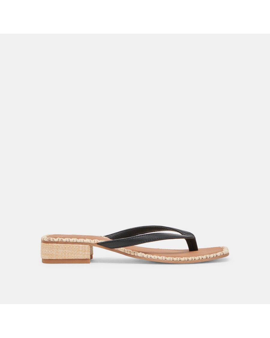 Dolce Vita BARTY SANDALS BLACK LEATHER