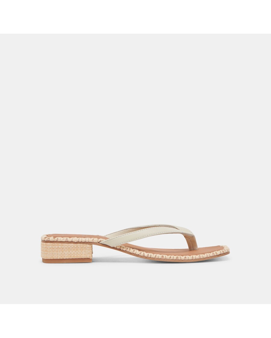 Dolce Vita BARTY SANDALS WHITE LEATHER