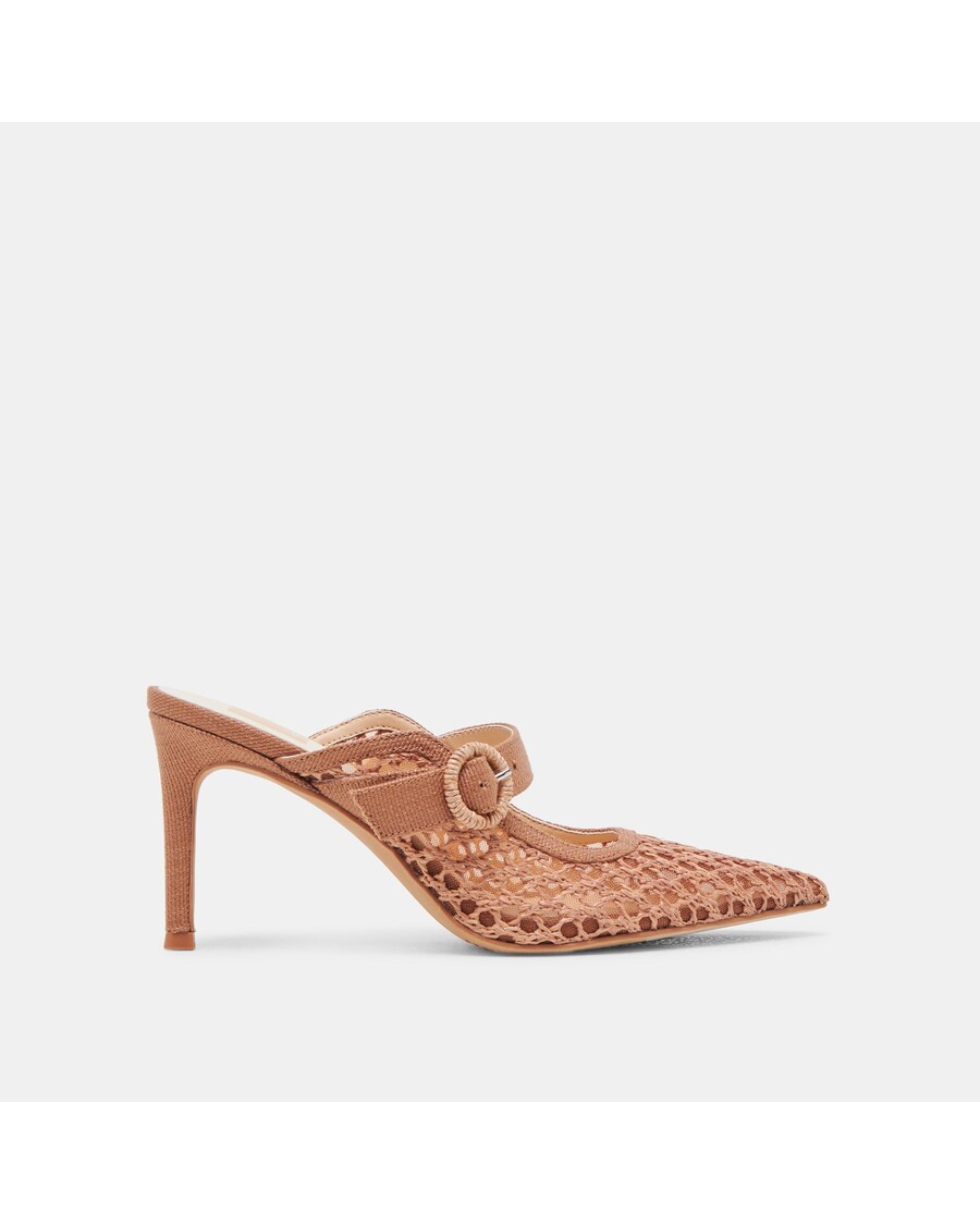 Dolce Vita KEEKEE HEELS SADDLE WOVEN RAFFIA