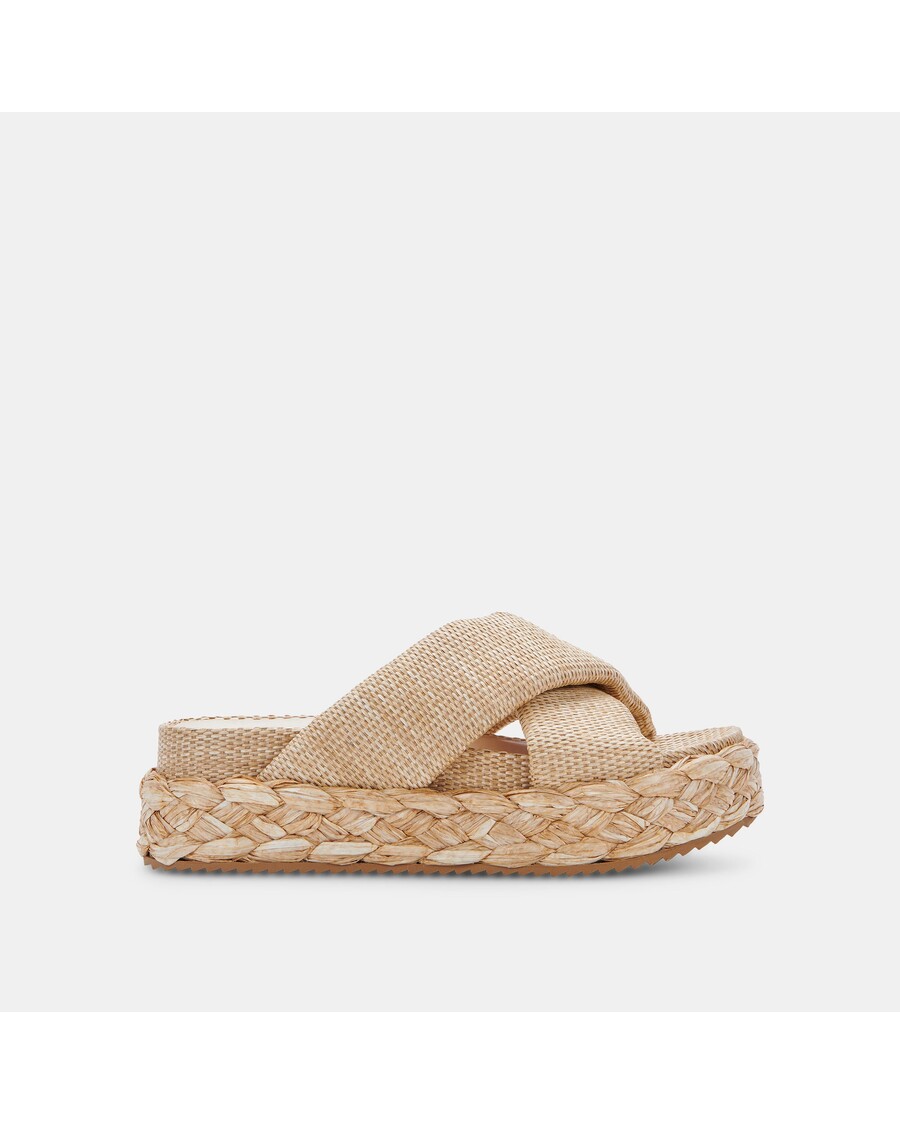 Dolce Vita BLUME SANDALS LT NATURAL RAFFIA