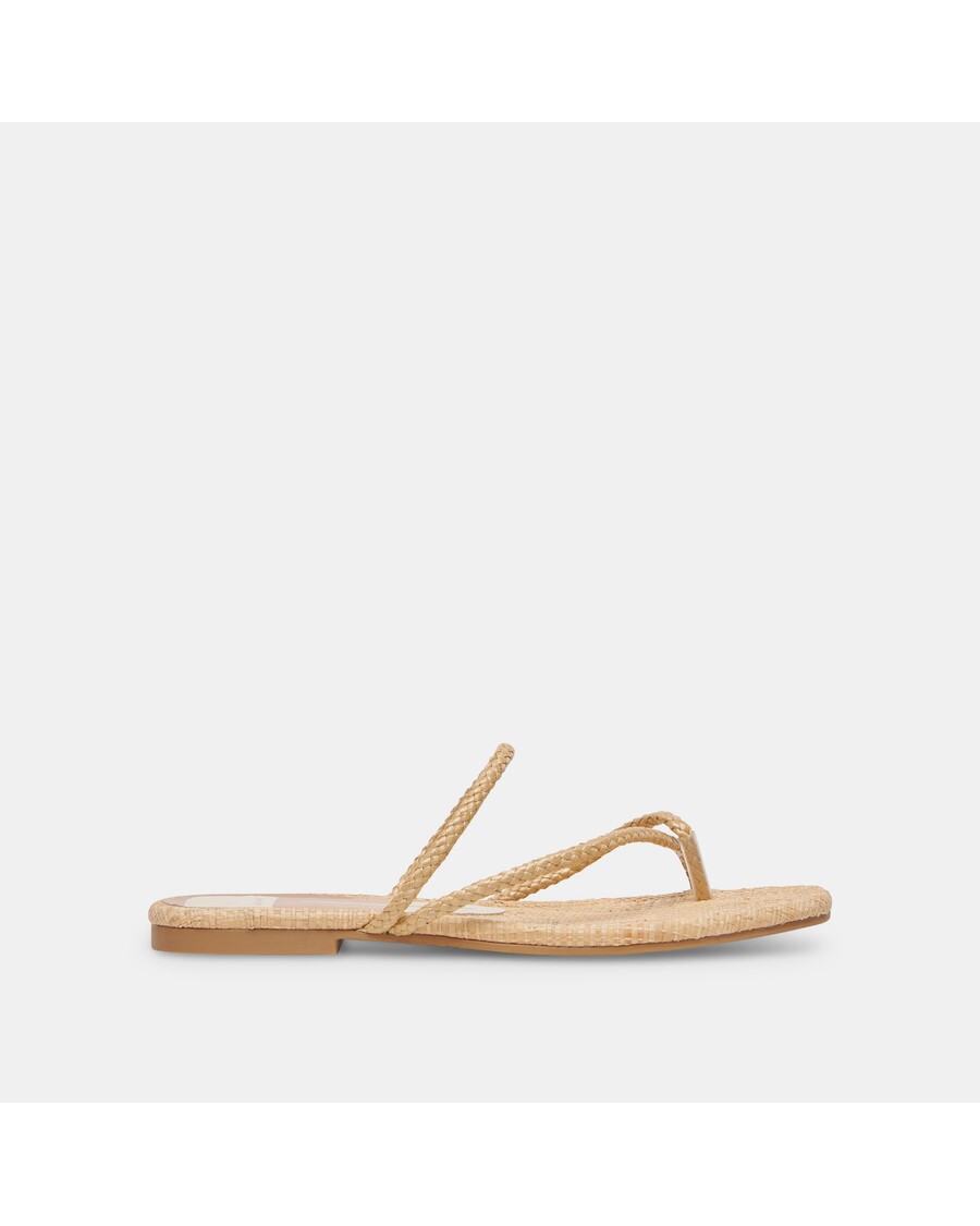 Dolce Vita LEANNA SANDALS LT NATURAL RAFFIA