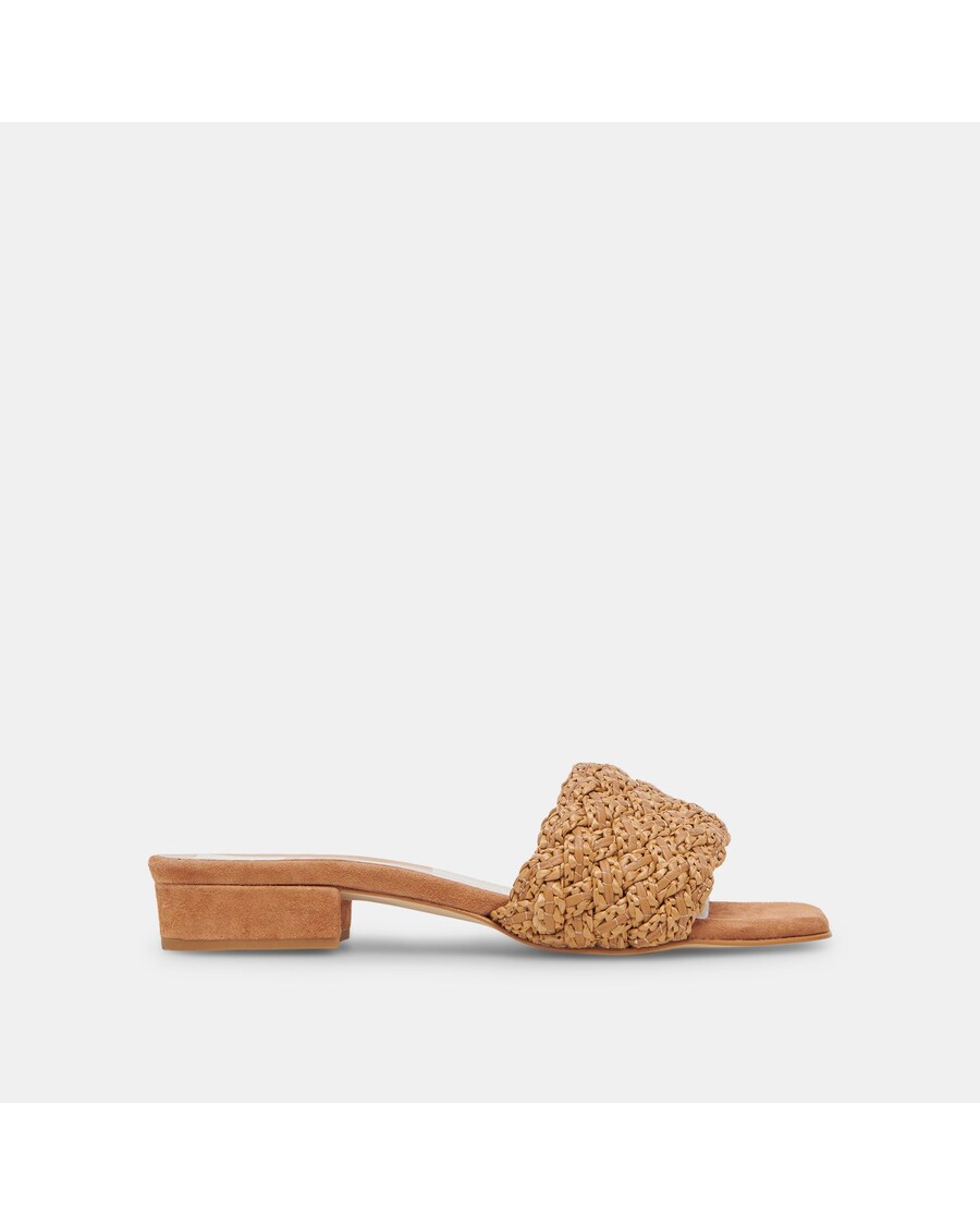 Dolce Vita FRAZ SANDALS TAN MULTI WOVEN