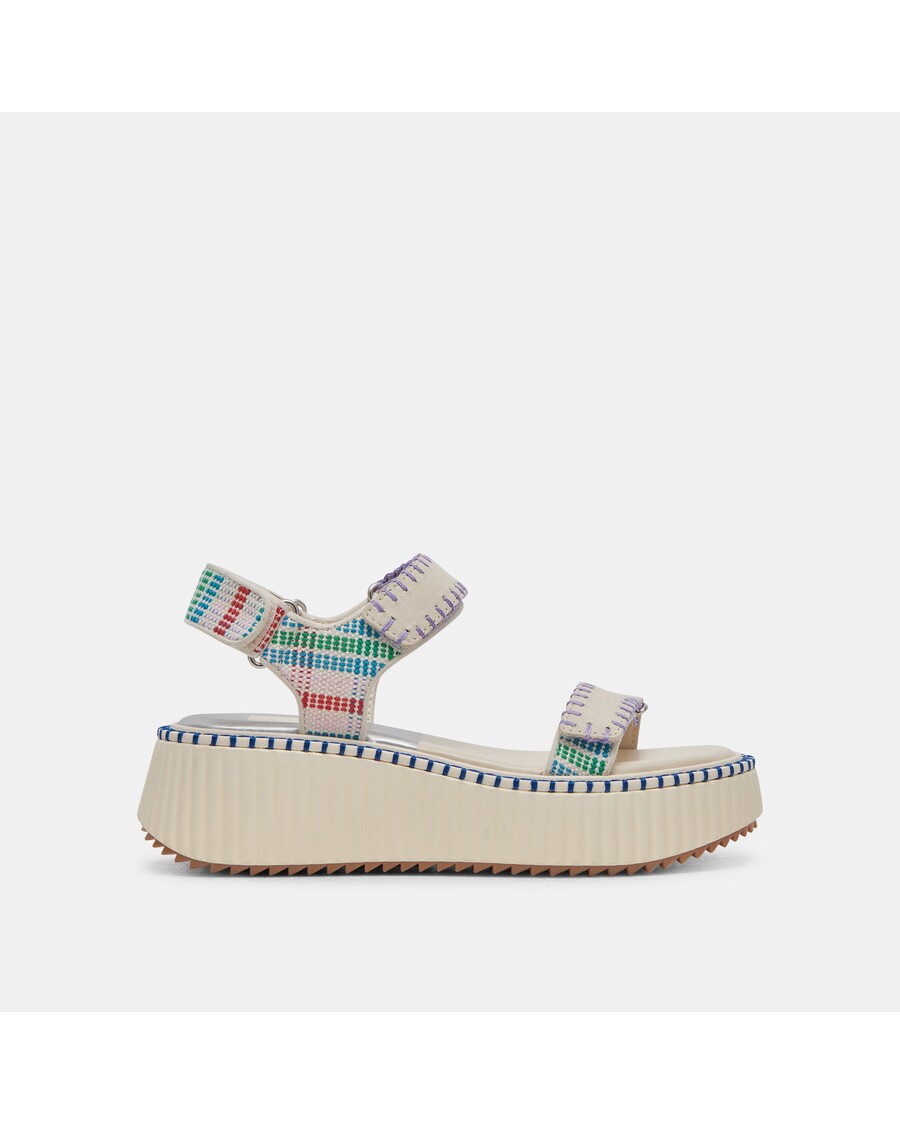 Dolce Vita DEBRA SANDALS IVORY MULTI NUBUCK