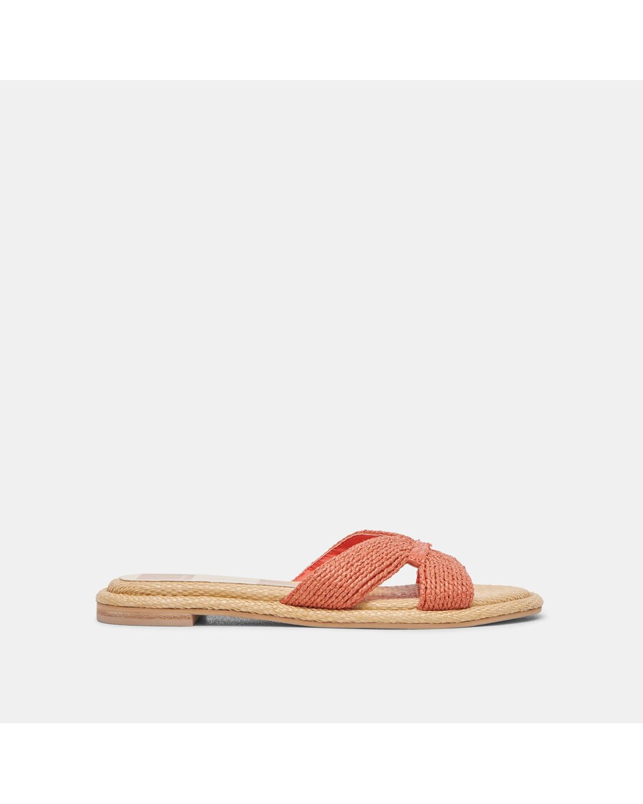 Dolce Vita ATOMIC SANDALS PERSIMMON RAFFIA