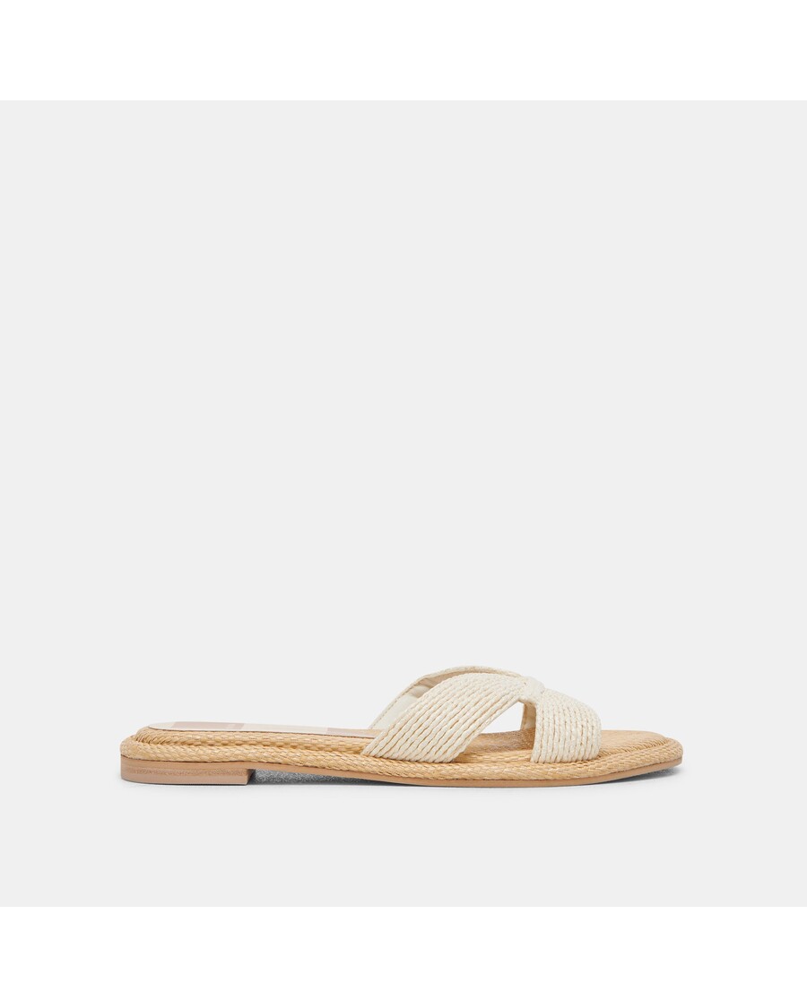 Dolce Vita ATOMIC SANDALS WHITE RAFFIA