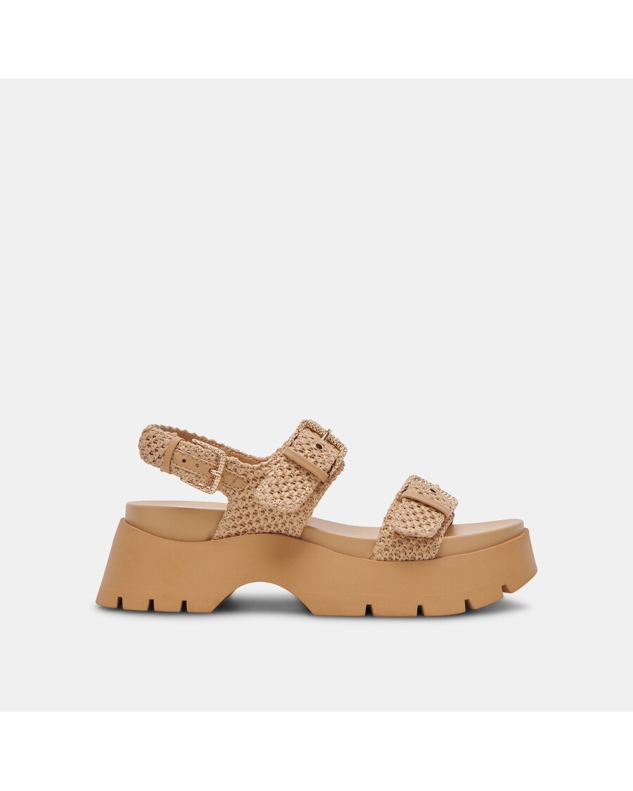 Dolce Vita PALDA SANDALS NATURAL RAFFIA